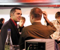 Moderations-Besprechung mit Aiman Abdallah