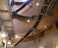 Die Treppe auf der Steinwerder Seite