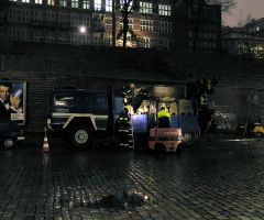 Der Trupp vom THW im Einsatz
